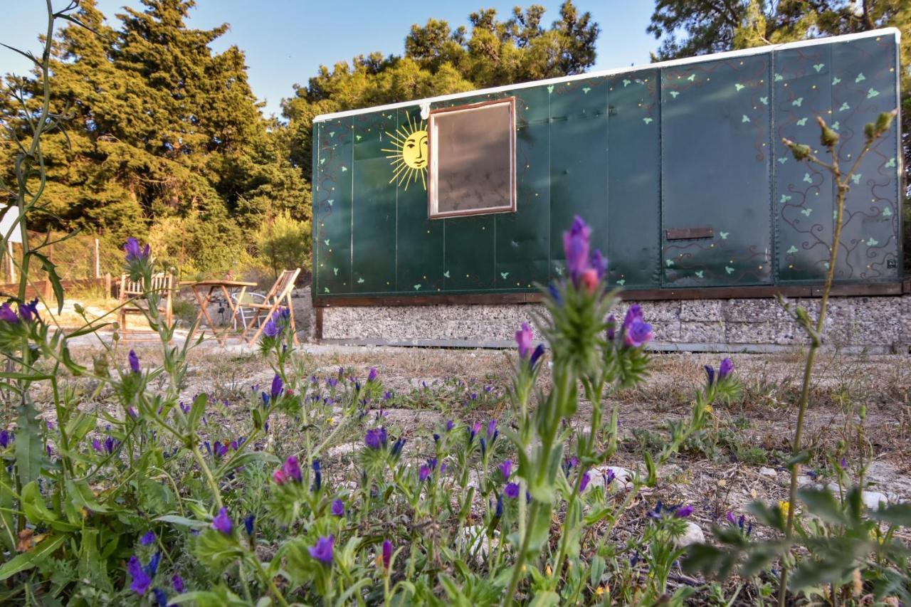 Theológos Drolma Ling Nature Cabins מראה חיצוני תמונה