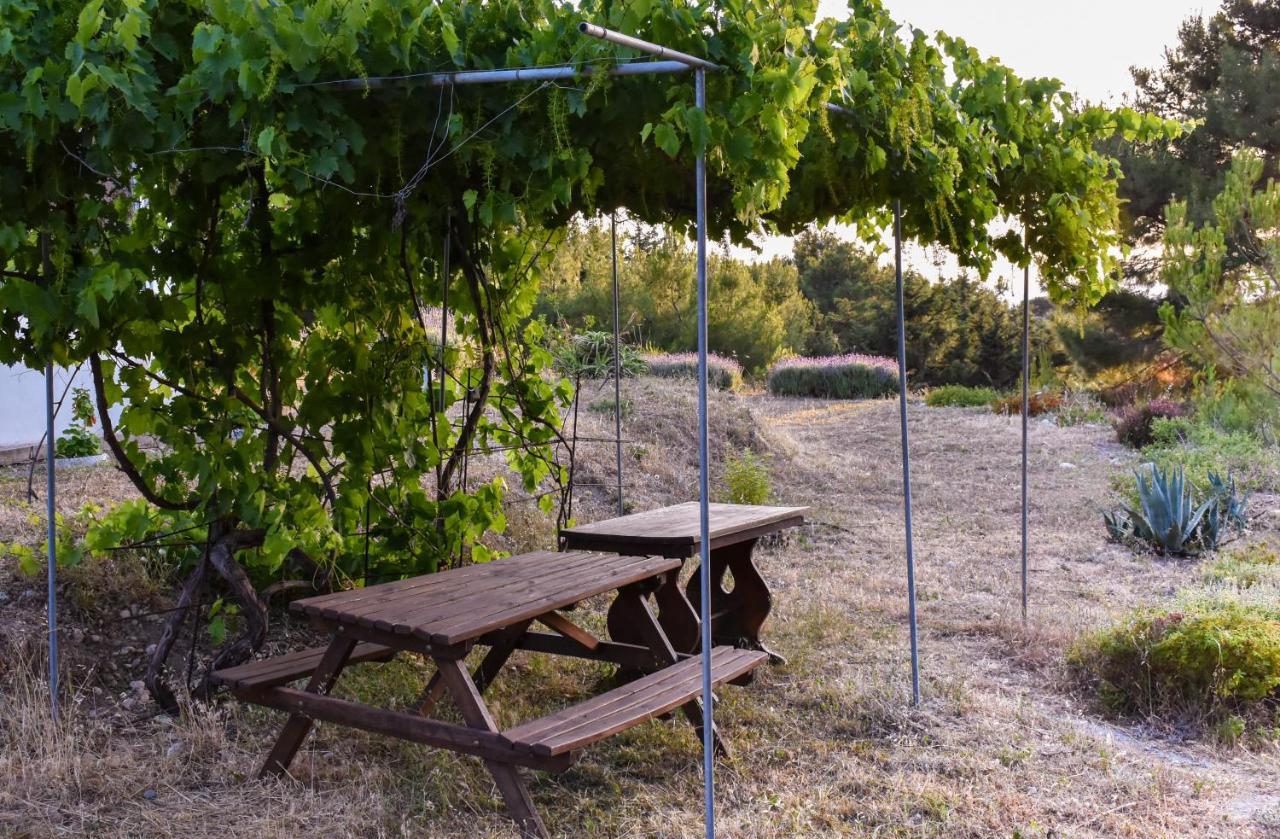 Theológos Drolma Ling Nature Cabins מראה חיצוני תמונה