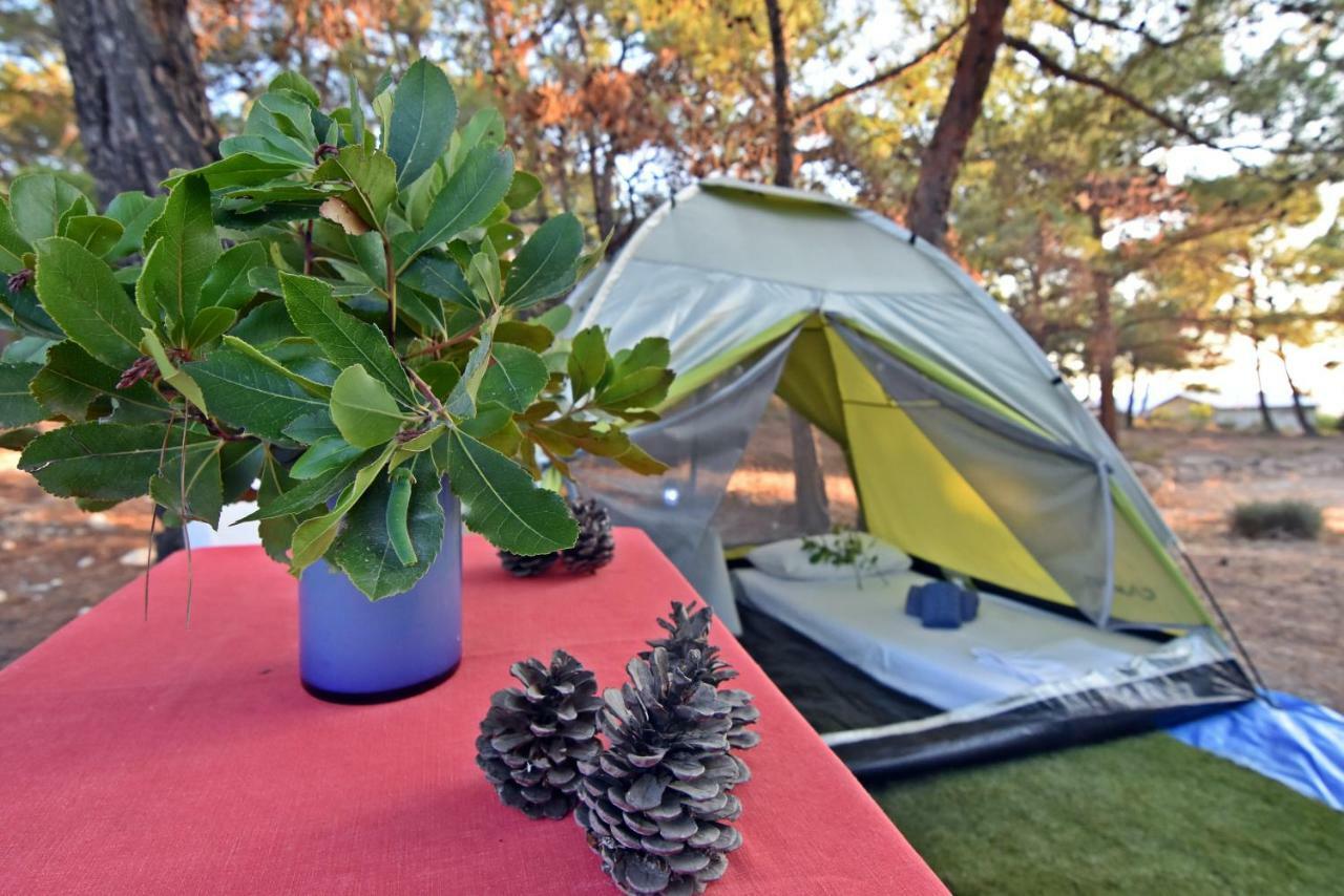 Theológos Drolma Ling Nature Cabins מראה חיצוני תמונה