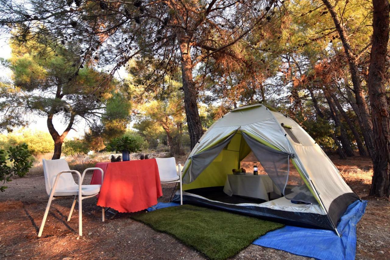 Theológos Drolma Ling Nature Cabins מראה חיצוני תמונה